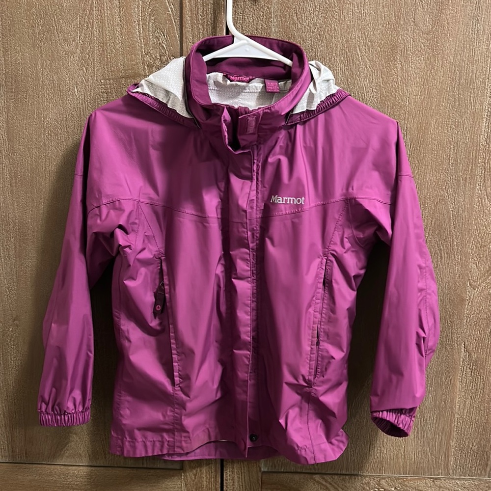 Marmot precip girls rain jacket